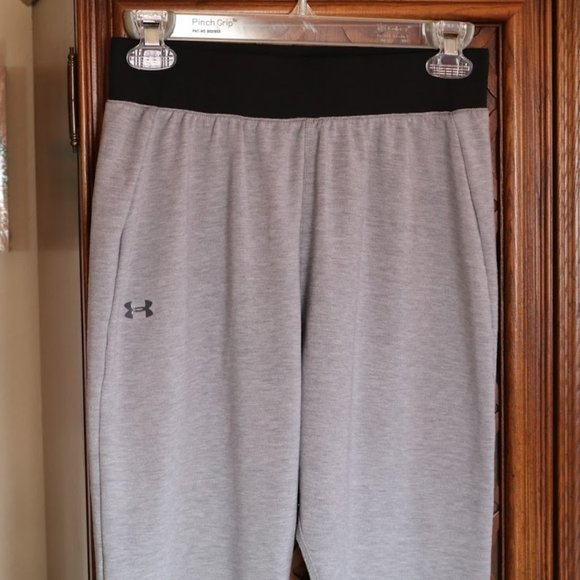 Under Armour Modal Tapered Slouch Pants Style# 1318415 - Gray, Size XS - Picture 4 of 16
